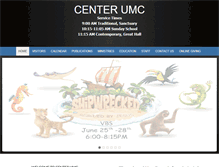 Tablet Screenshot of center-umc.org